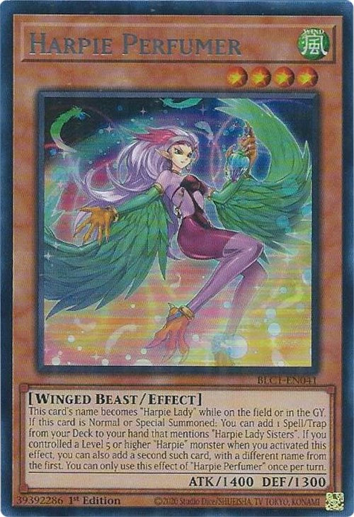 Harpie Perfumer (Silver) [BLC1-EN041] Ultra Rare | Exor Games Dartmouth