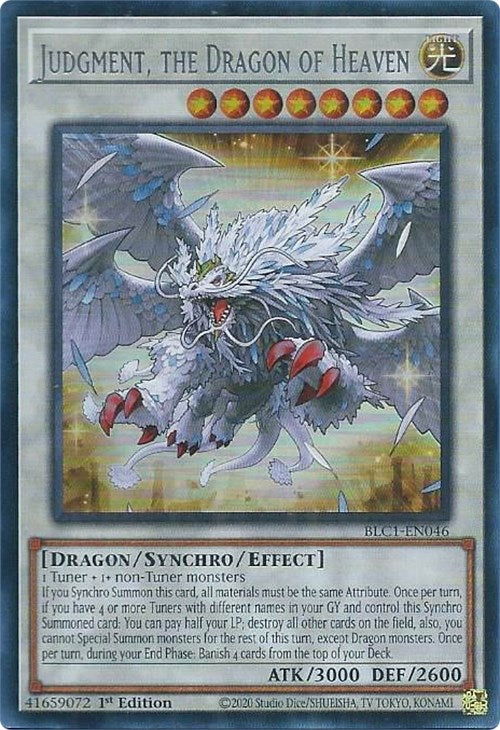 Judgment, the Dragon of Heaven (Silver) [BLC1-EN046] Ultra Rare | Exor Games Dartmouth