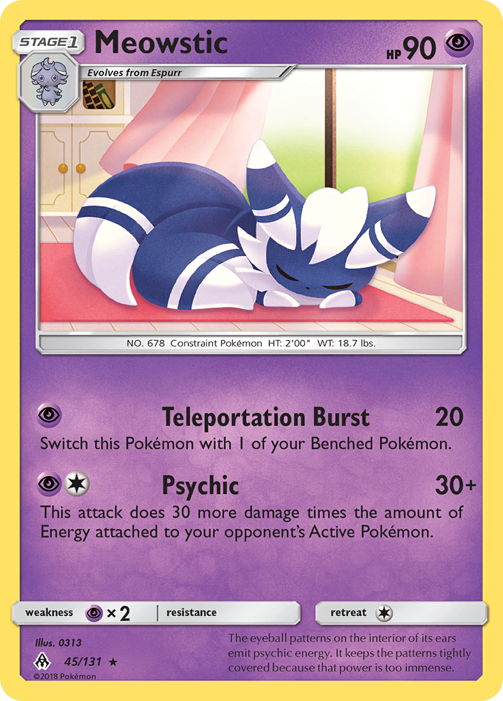 Meowstic (45/131) [Sun & Moon: Forbidden Light] | Exor Games Dartmouth