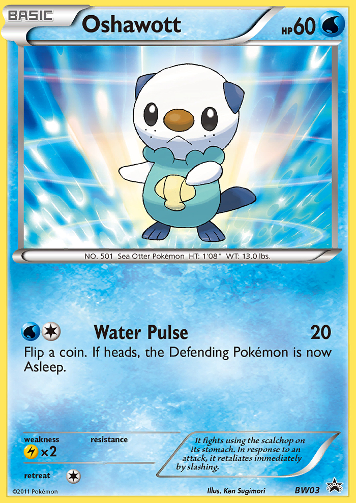 Oshawott (BW03) [Black & White: Black Star Promos] | Exor Games Dartmouth