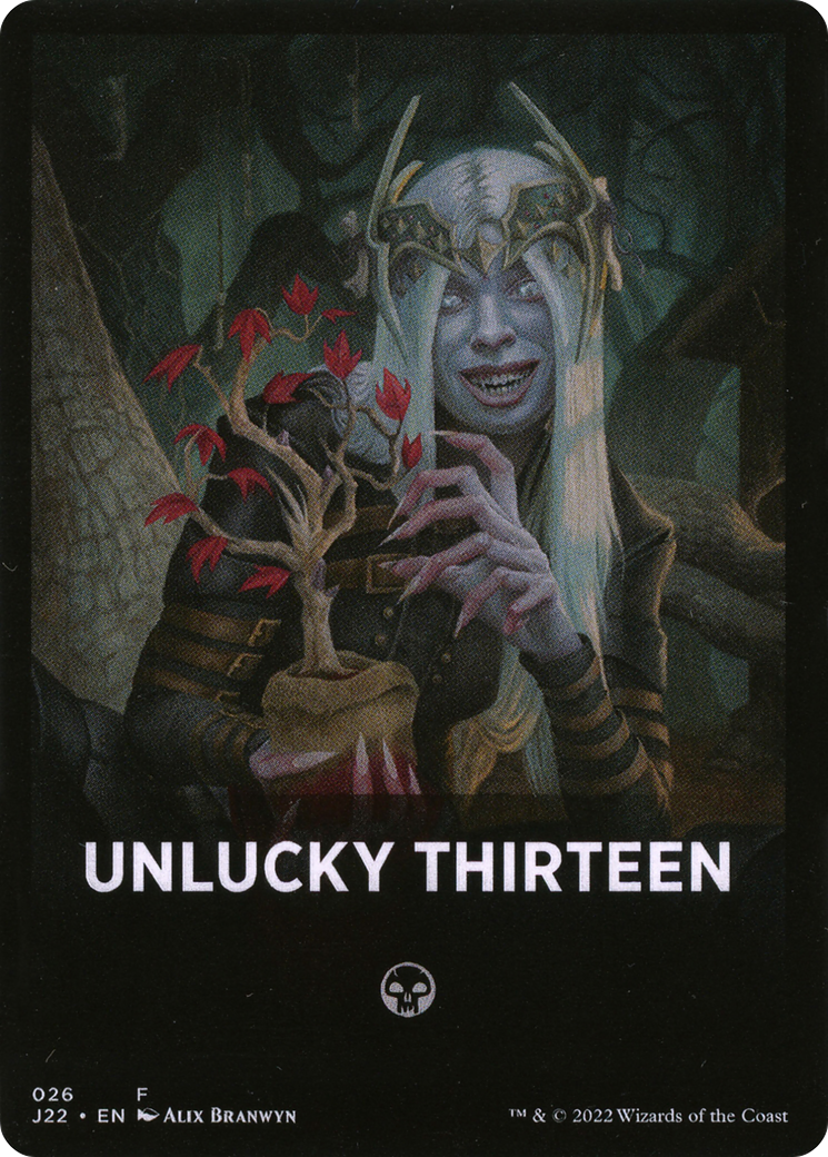 Unlucky Thirteen Theme Card [Jumpstart 2022 Front Cards] | Exor Games Dartmouth