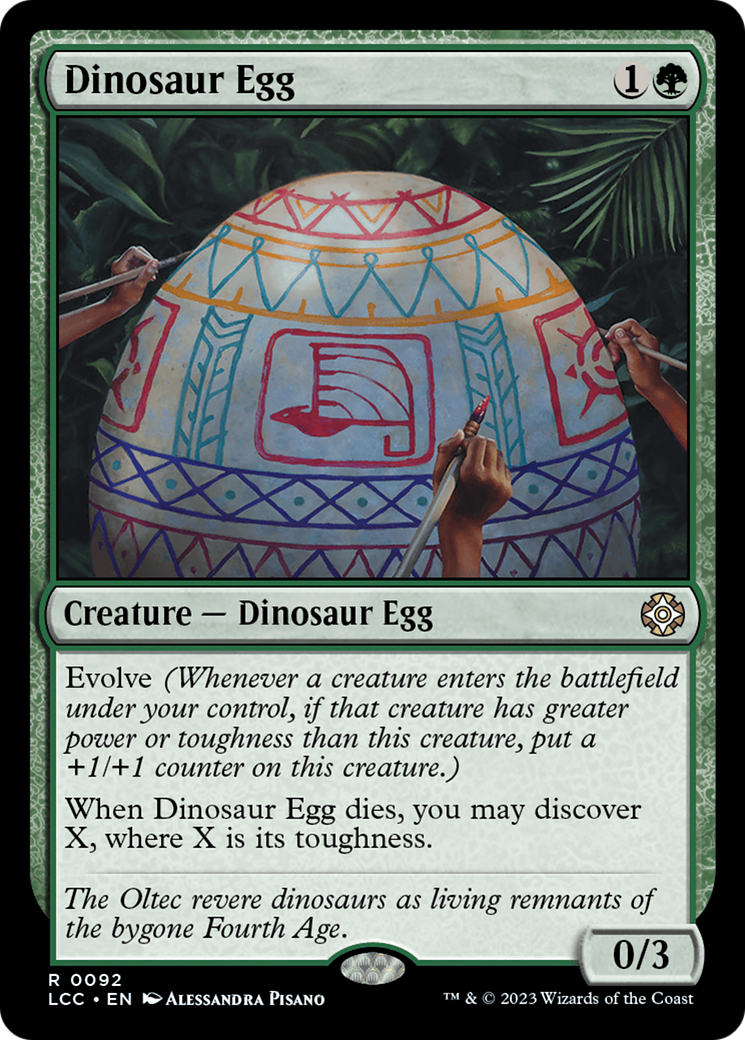 Dinosaur Egg [The Lost Caverns of Ixalan Commander] | Exor Games Dartmouth