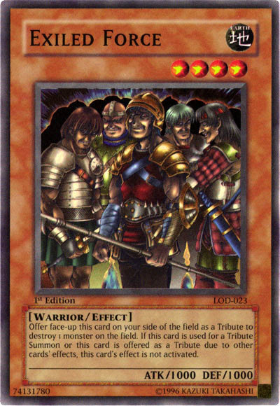 Exiled Force [LOD-023] Super Rare | Exor Games Dartmouth