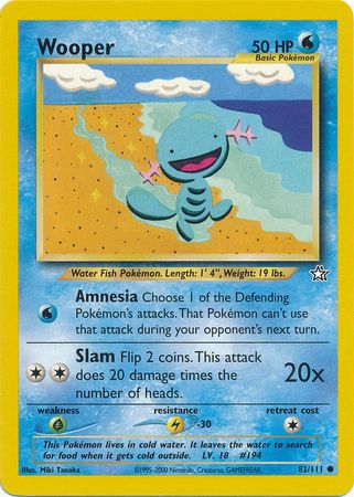 Wooper (82/111) [Neo Genesis Unlimited] | Exor Games Dartmouth