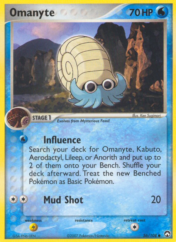 Omanyte (56/108) [EX: Power Keepers] | Exor Games Dartmouth