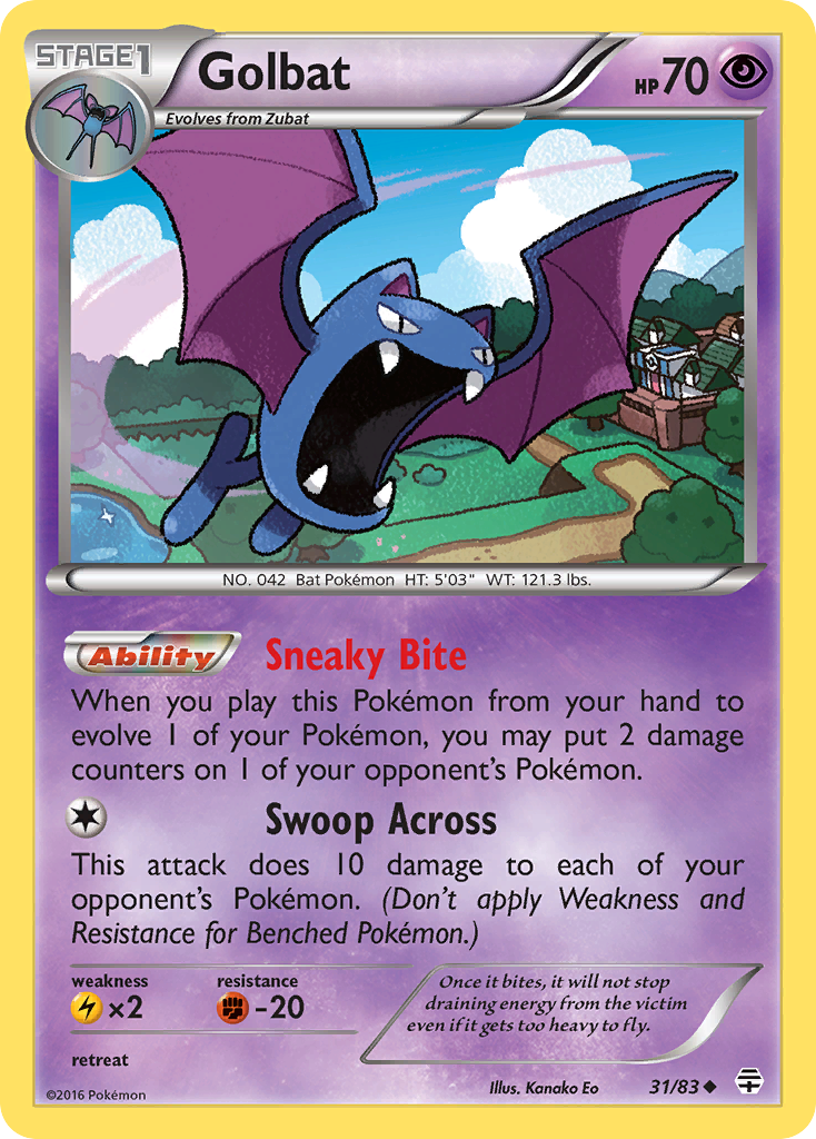 Golbat (31/83) [XY: Generations] | Exor Games Dartmouth