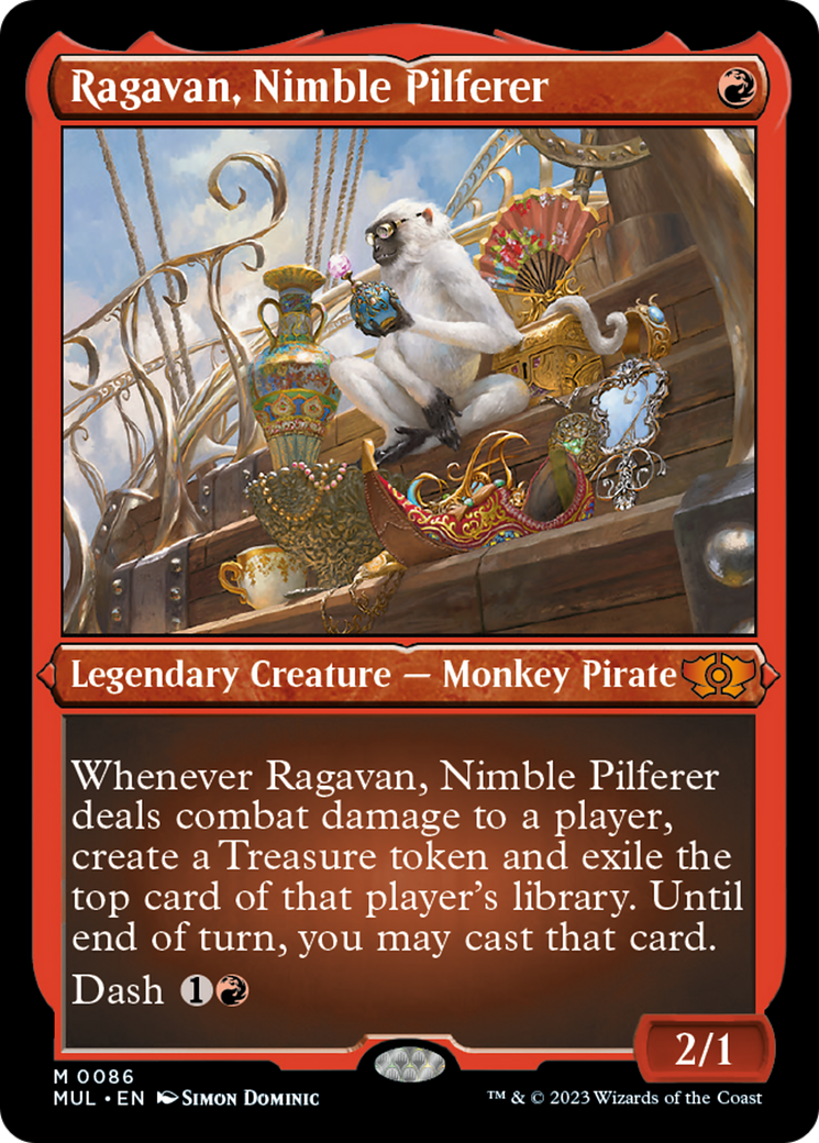 Ragavan, Nimble Pilferer (Foil Etched) [Multiverse Legends] | Exor Games Dartmouth