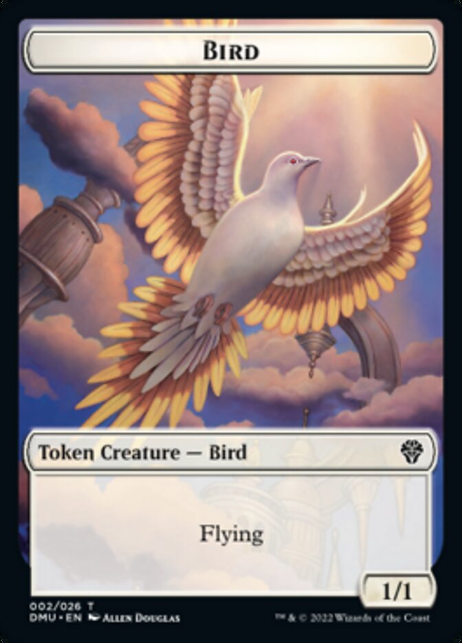 Bird (002) // Ornithopter Double-sided Token [Dominaria United Tokens] | Exor Games Dartmouth