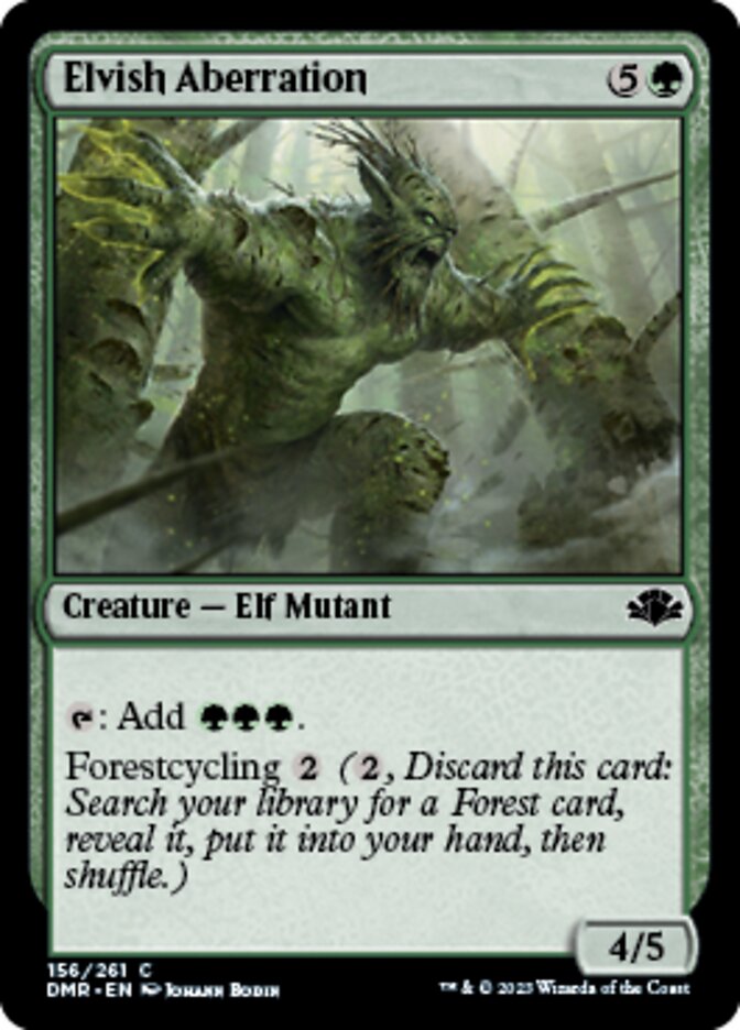 Elvish Aberration [Dominaria Remastered] | Exor Games Dartmouth