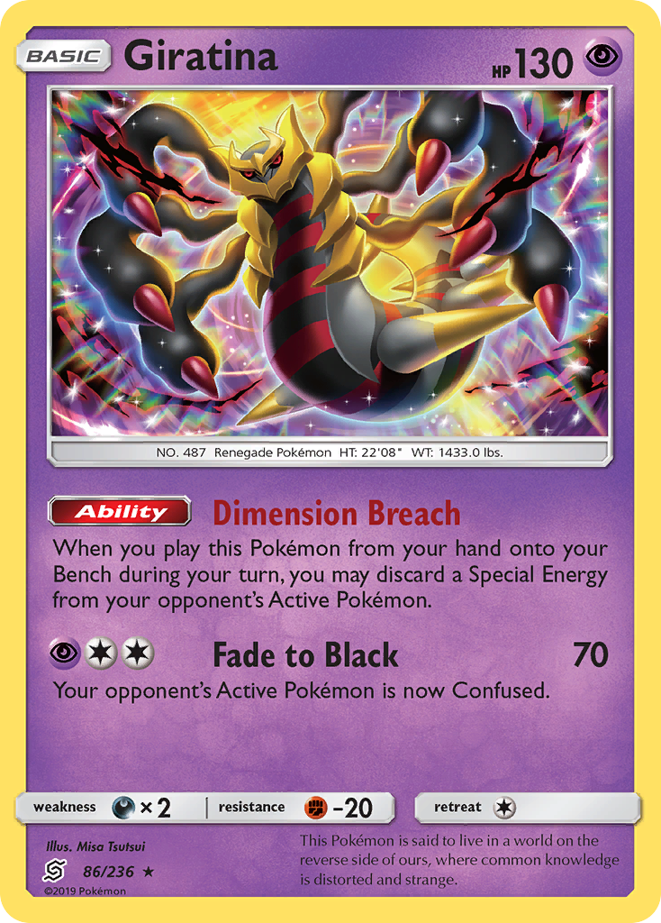 Giratina (86/236) [Sun & Moon: Unified Minds] | Exor Games Dartmouth