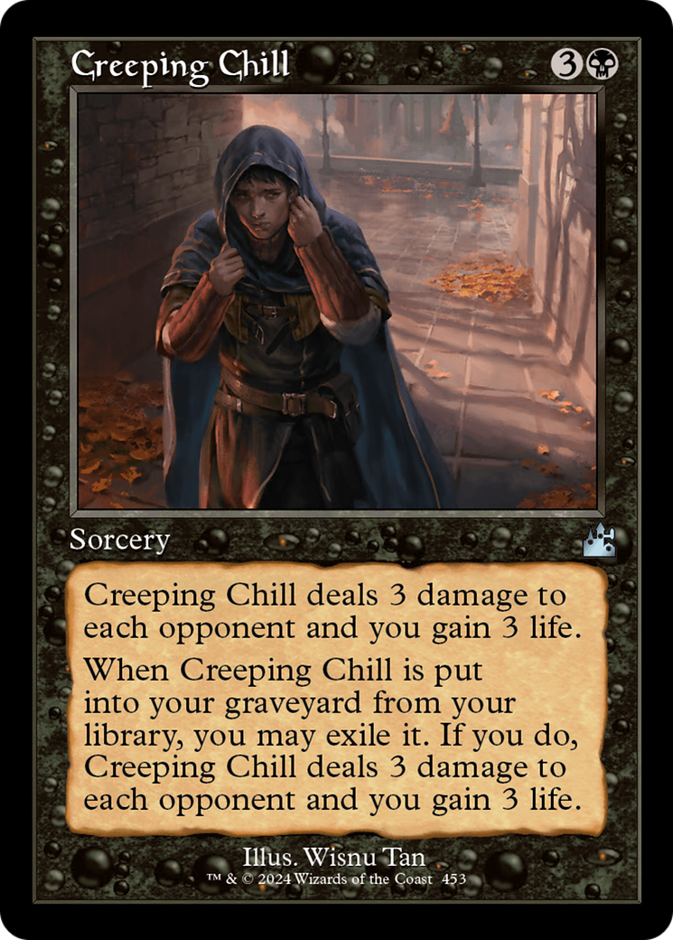 Creeping Chill (Retro Frame) [Ravnica Remastered] | Exor Games Dartmouth