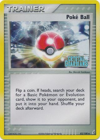 Poke Ball (82/100) (Stamped) [EX: Crystal Guardians] | Exor Games Dartmouth