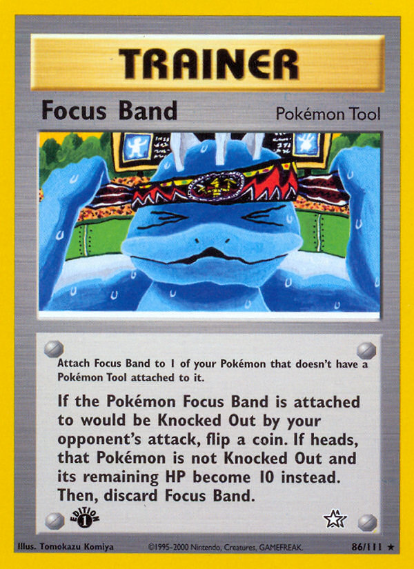 Focus Band (86/111) [Neo Genesis 1st Edition] | Exor Games Dartmouth