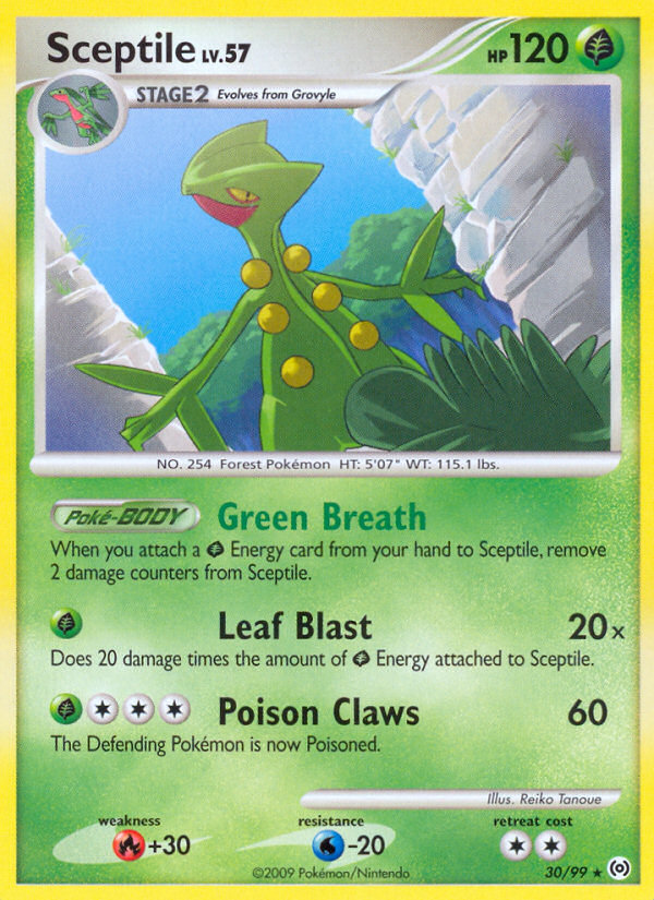 Sceptile (30/99) [Platinum: Arceus] | Exor Games Dartmouth