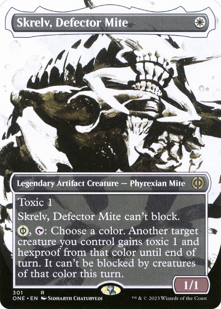 Skrelv, Defector Mite (Borderless Ichor) [Phyrexia: All Will Be One] | Exor Games Dartmouth