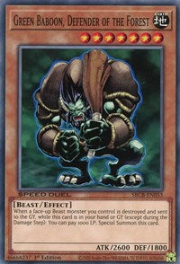 Green Baboon, Defender of the Forest [SBCB-EN053] Common | Exor Games Dartmouth