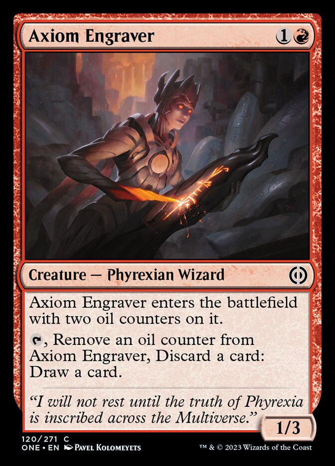 Axiom Engraver [Phyrexia: All Will Be One] | Exor Games Dartmouth