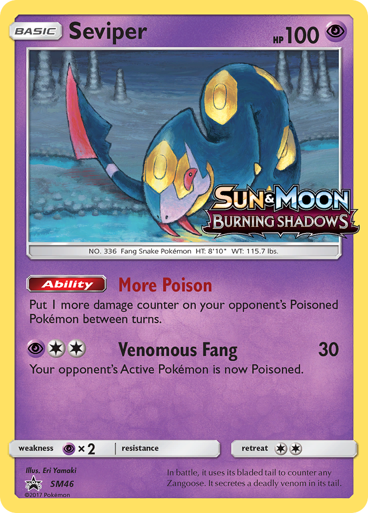 Seviper (SM46) [Sun & Moon: Black Star Promos] | Exor Games Dartmouth