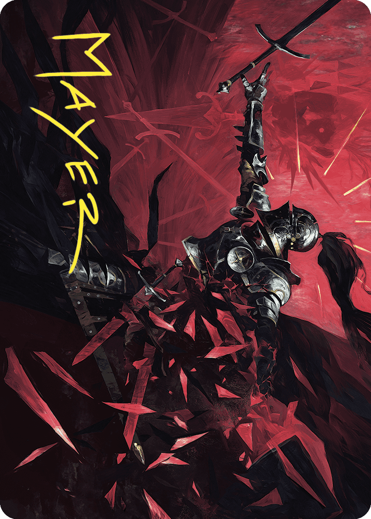 Shatter the Oath Art Card (Gold-Stamped Signature) [Wilds of Eldraine Art Series] | Exor Games Dartmouth