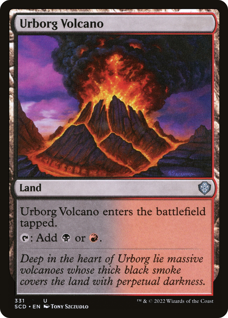 Urborg Volcano [Starter Commander Decks] | Exor Games Dartmouth