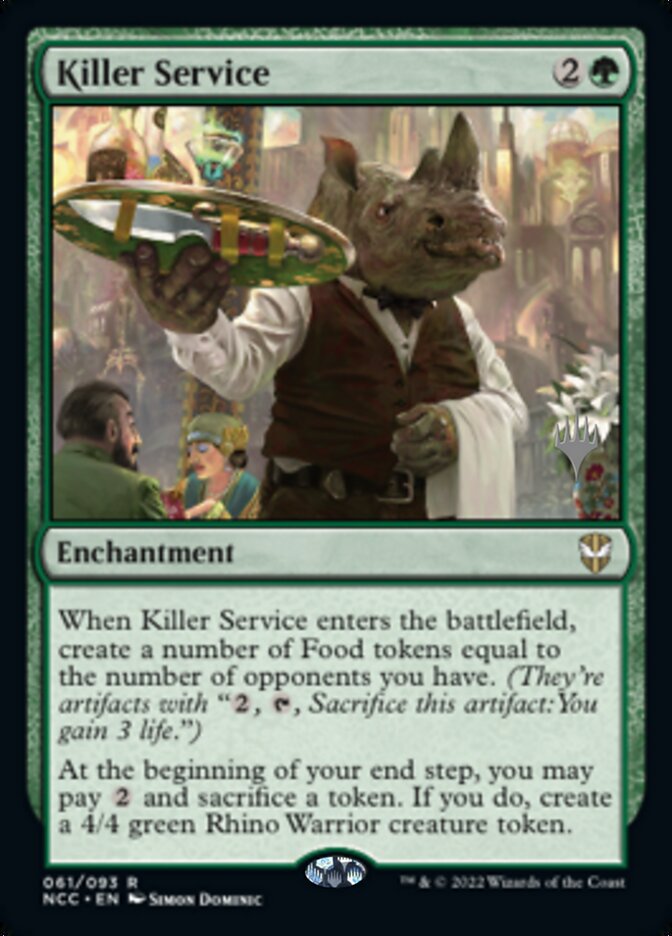 Killer Service (Promo Pack) [Streets of New Capenna Commander Promos] | Exor Games Dartmouth