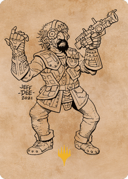 Jan Jansen, Chaos Crafter Art Card (Gold-Stamped) [Commander Legends: Battle for Baldur's Gate Art Series] | Exor Games Dartmouth