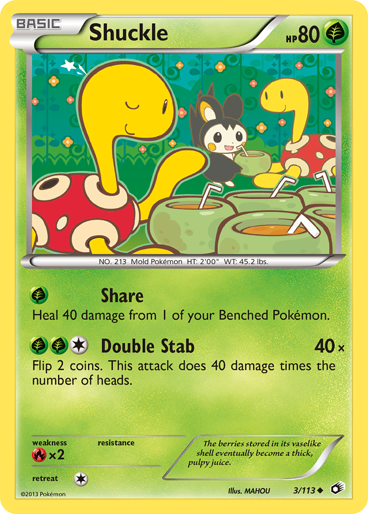 Shuckle (3/113) [Black & White: Legendary Treasures] | Exor Games Dartmouth