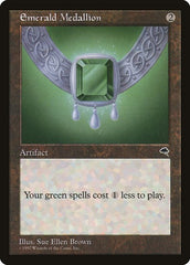 Emerald Medallion [Tempest] | Exor Games Dartmouth