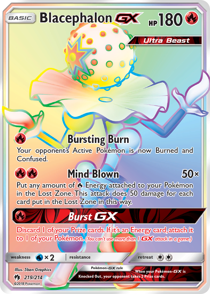 Blacephalon GX (219/214) [Sun & Moon: Lost Thunder] | Exor Games Dartmouth