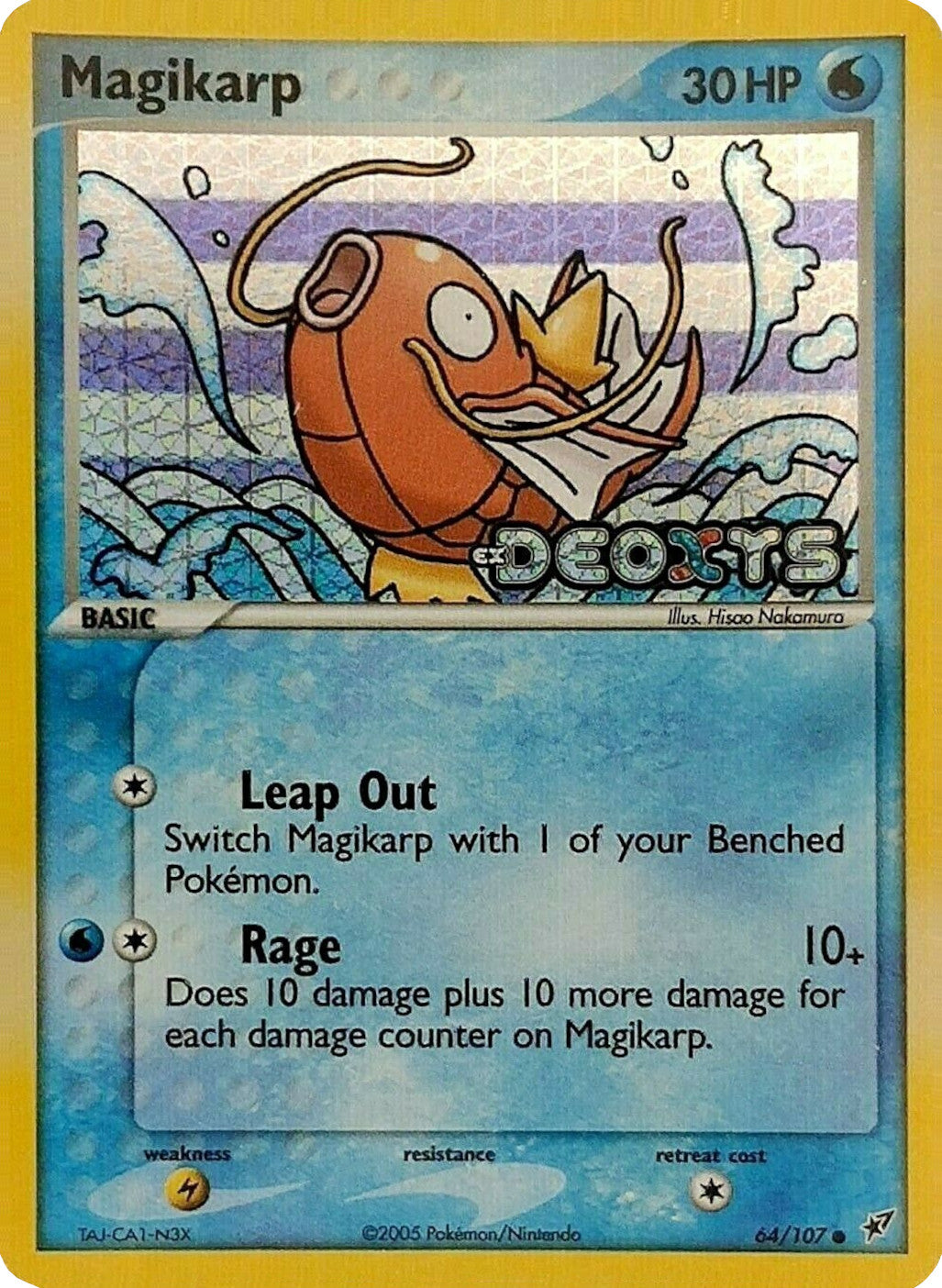 Magikarp (64/107) (Stamped) [EX: Deoxys] | Exor Games Dartmouth