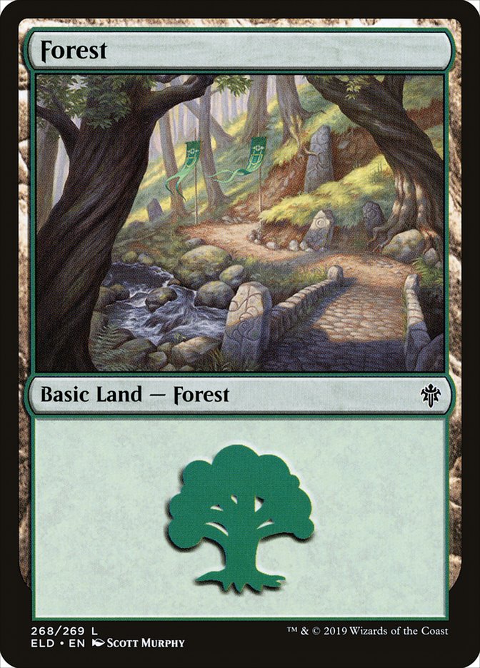 Forest (268) [Throne of Eldraine] | Exor Games Dartmouth