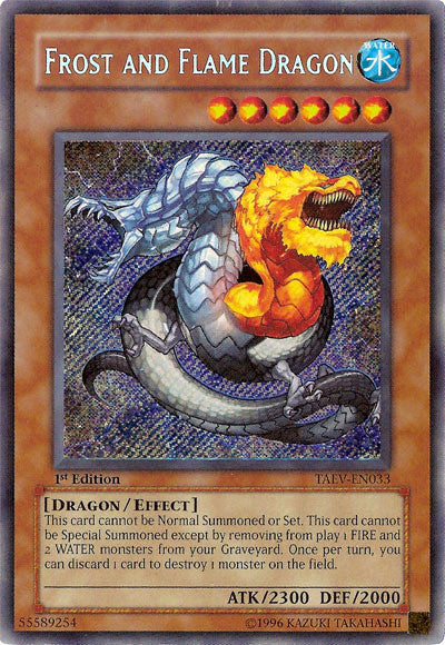 Frost and Flame Dragon [TAEV-EN033] Secret Rare | Exor Games Dartmouth