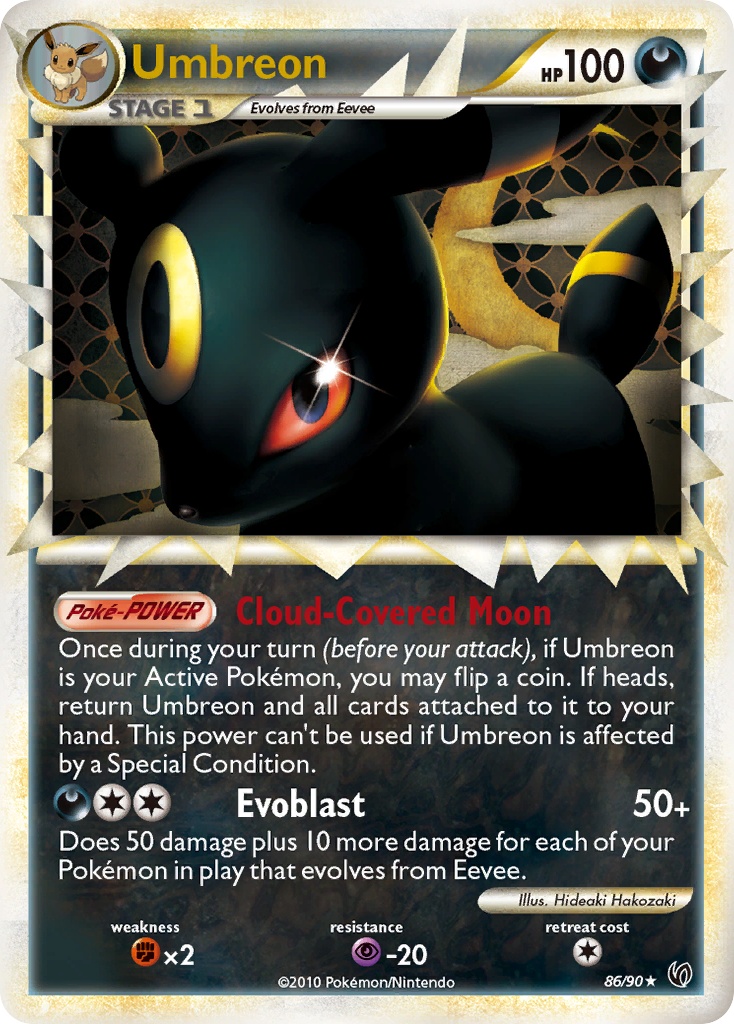 Umbreon (86/90) [HeartGold & SoulSilver: Undaunted] | Exor Games Dartmouth