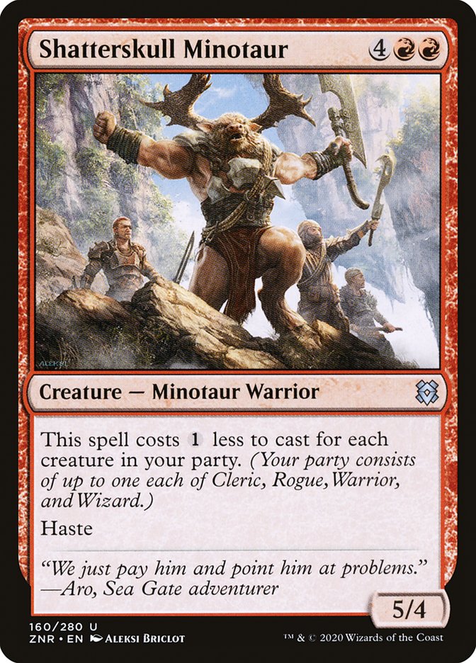 Shatterskull Minotaur [Zendikar Rising] | Exor Games Dartmouth