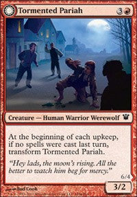 Tormented Pariah // Rampaging Werewolf [Innistrad] | Exor Games Dartmouth