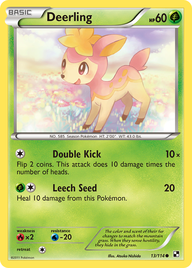 Deerling (13/114) [Black & White: Base Set] | Exor Games Dartmouth