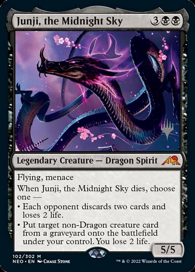 Junji, the Midnight Sky (Promo Pack) [Kamigawa: Neon Dynasty Promos] | Exor Games Dartmouth