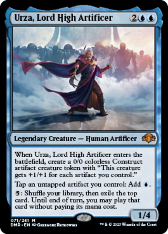 Urza, Lord High Artificer [Dominaria Remastered] | Exor Games Dartmouth