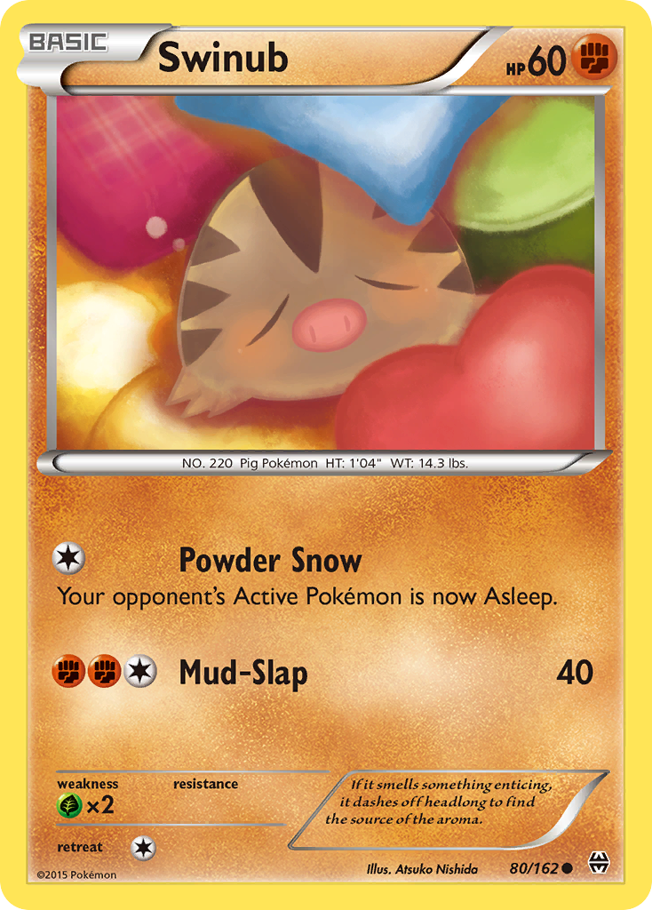 Swinub (80/162) [XY: BREAKthrough] | Exor Games Dartmouth