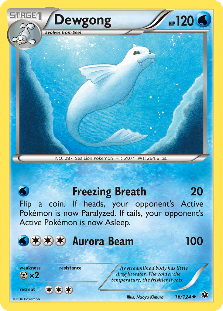 Dewgong (16/124) [XY: Fates Collide] | Exor Games Dartmouth