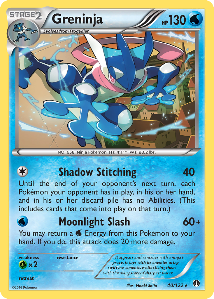 Greninja (40/122) [XY: BREAKpoint] | Exor Games Dartmouth