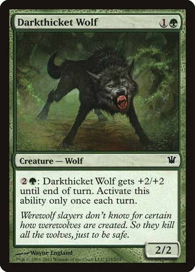 Darkthicket Wolf [Innistrad] | Exor Games Dartmouth