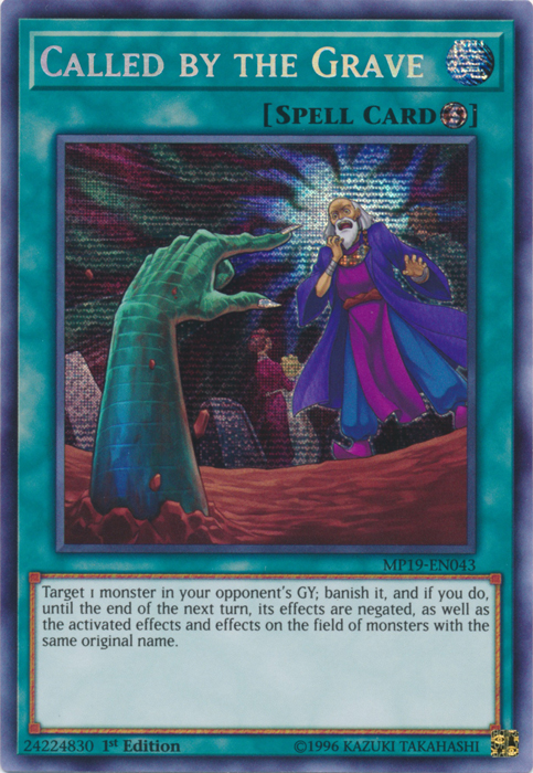 Called by the Grave [MP19-EN043] Prismatic Secret Rare | Exor Games Dartmouth