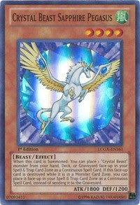 Crystal Beast Sapphire Pegasus [LCGX-EN161] Super Rare | Exor Games Dartmouth