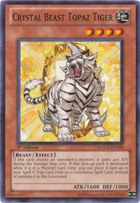 Crystal Beast Topaz Tiger [LCGX-EN158] Common | Exor Games Dartmouth