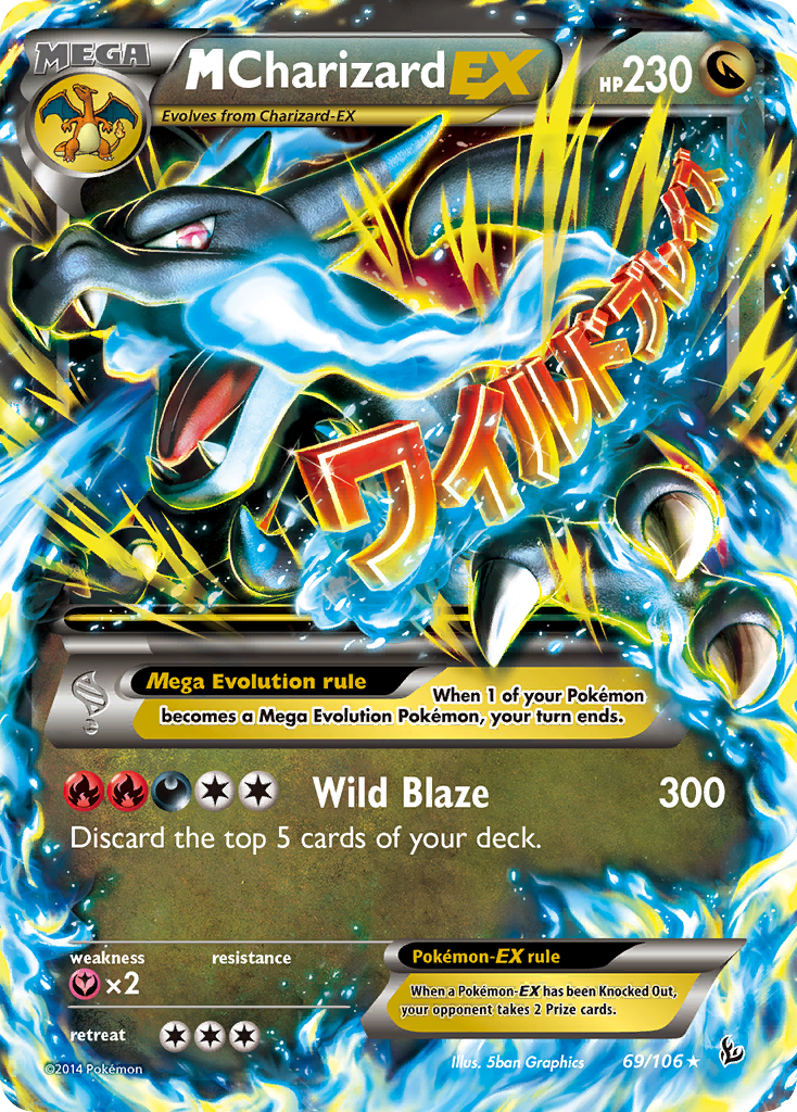 M Charizard EX (69/106) [XY: Flashfire] | Exor Games Dartmouth