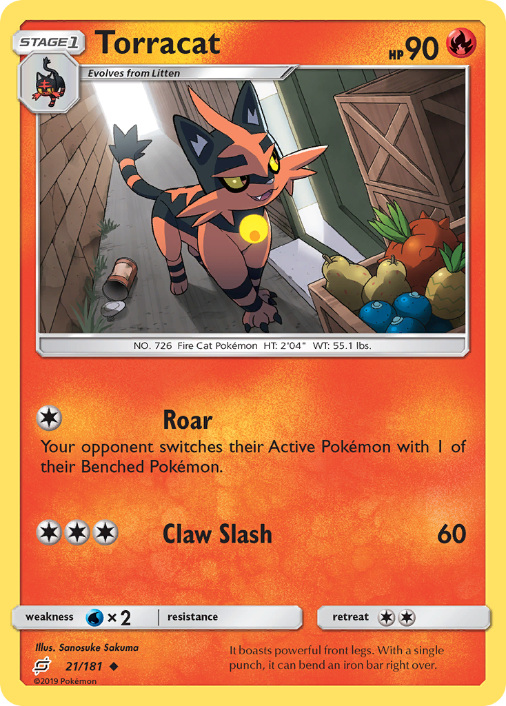 Torracat (21/181) [Sun & Moon: Team Up] | Exor Games Dartmouth