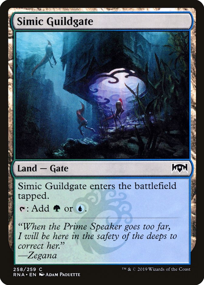 Simic Guildgate (258/259) [Ravnica Allegiance] | Exor Games Dartmouth