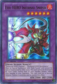 Evil HERO Infernal Sniper [LCGX-EN071] Ultra Rare | Exor Games Dartmouth