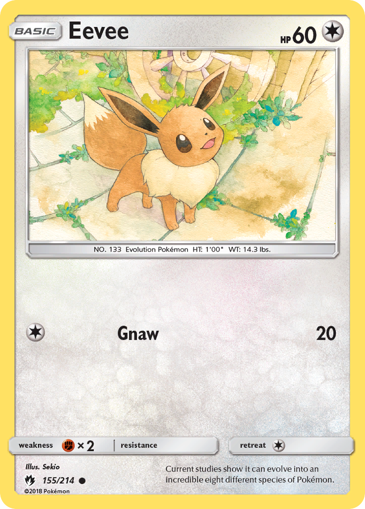 Eevee (155/214) [Sun & Moon: Lost Thunder] | Exor Games Dartmouth